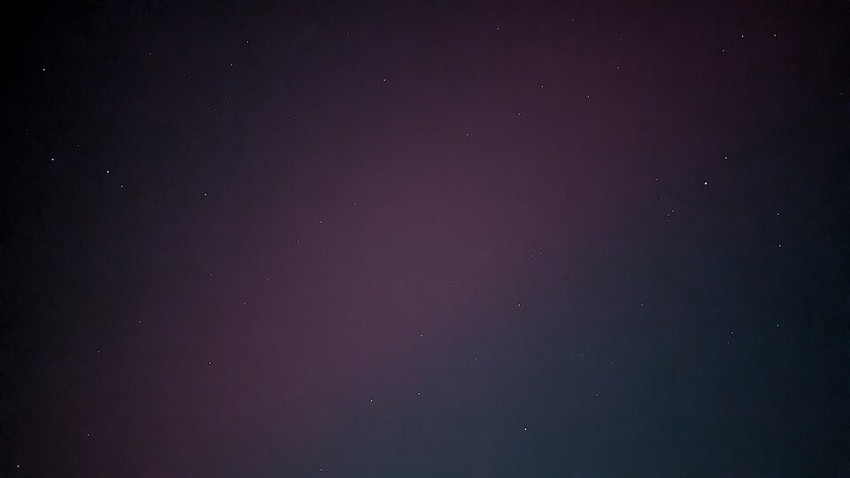 Aurora borealis over Illinois