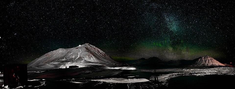 Aurora borealis over Maryland
